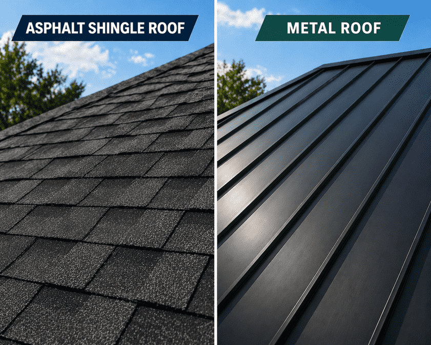 Metal Roof vs Shingle Roof: Which Is Right for Your Home?