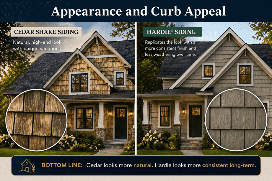 Hardie Shingle Siding vs Cedar Shake: which is better